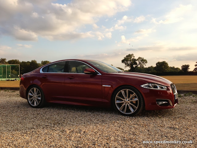 Jaguar XF S in Carnelian Red