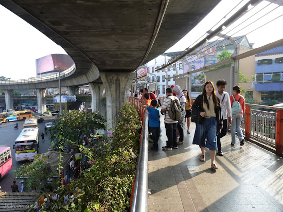 Walkway at Victory Monument, Bangkok