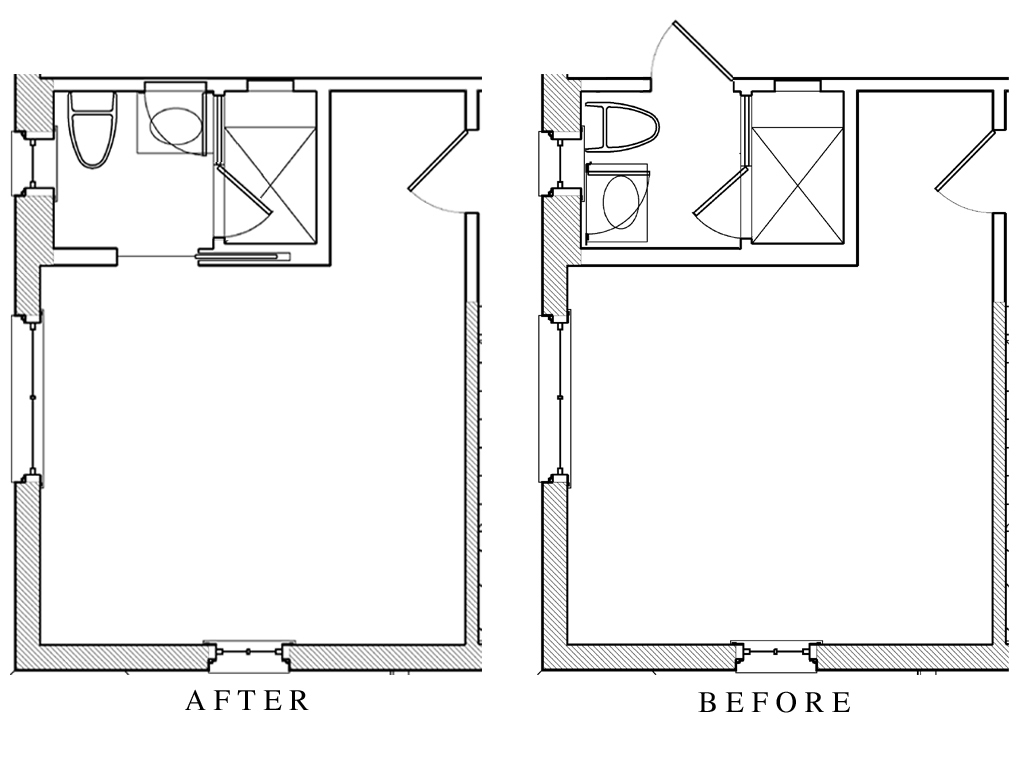 Tone on Tone Small Bathroom Renovation