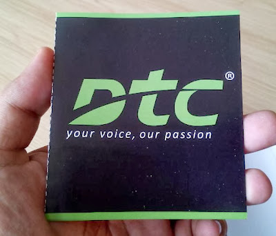 DTC Mobile GT15 Astroid Fiesta Warranty Card DTC Mobile GT15 Astroid Fiesta Warranty Card