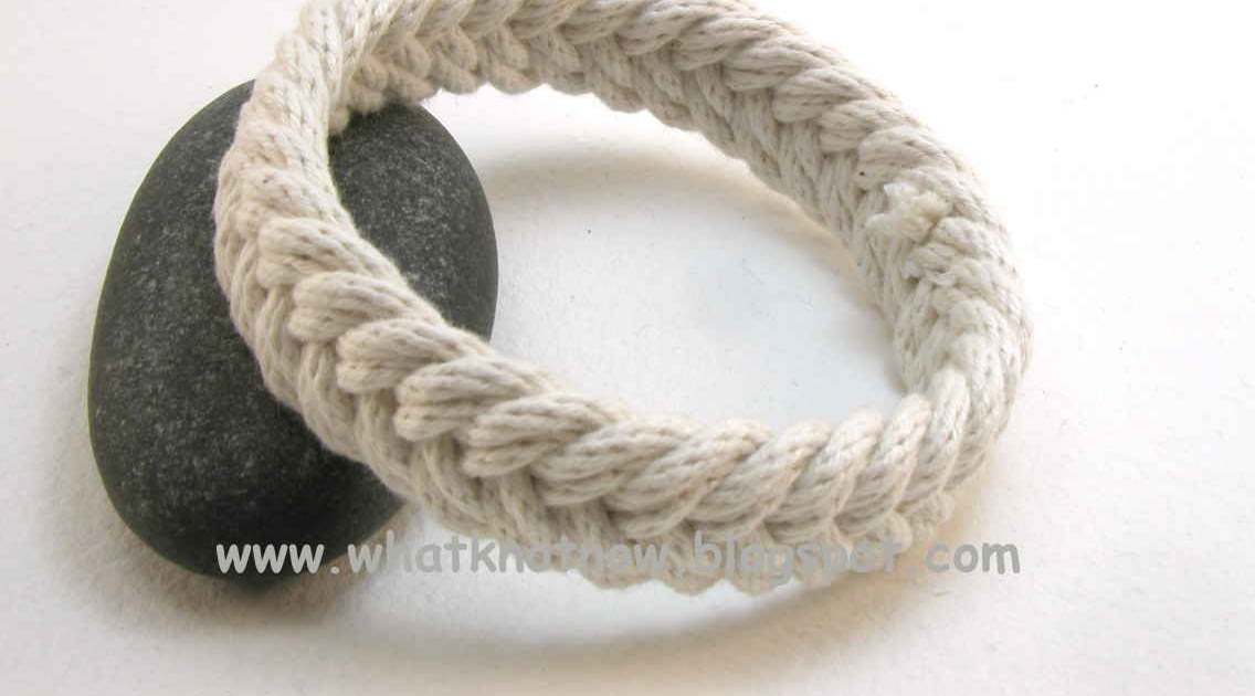 Knots and fiber bracelets white rope bracelet 1713