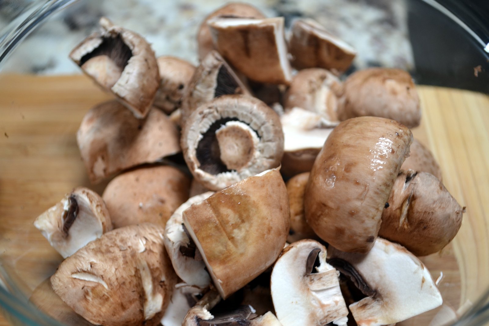 Hardly Housewives Oven Roasted Mushrooms