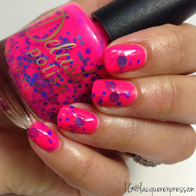 swatch of all babe watch nail polish from the life's a beach collection from delush polish