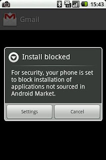 Cara Install Non-Market Apps pada Android