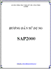 HƯỚNG DẪN SỬ DỤNG PHẦN MỀM SAP2000 - GIÁ 150.000 VNĐ