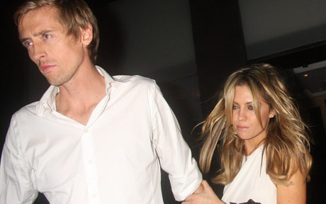 Top Football Players Peter Crouch Wife Abbey Clancy Pictures Images