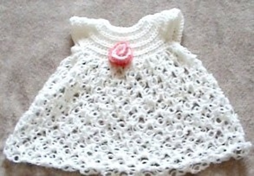 Crochet Baby Dress Free Pattern