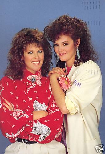 Pam Dawber and Rebeca Schaeffer...