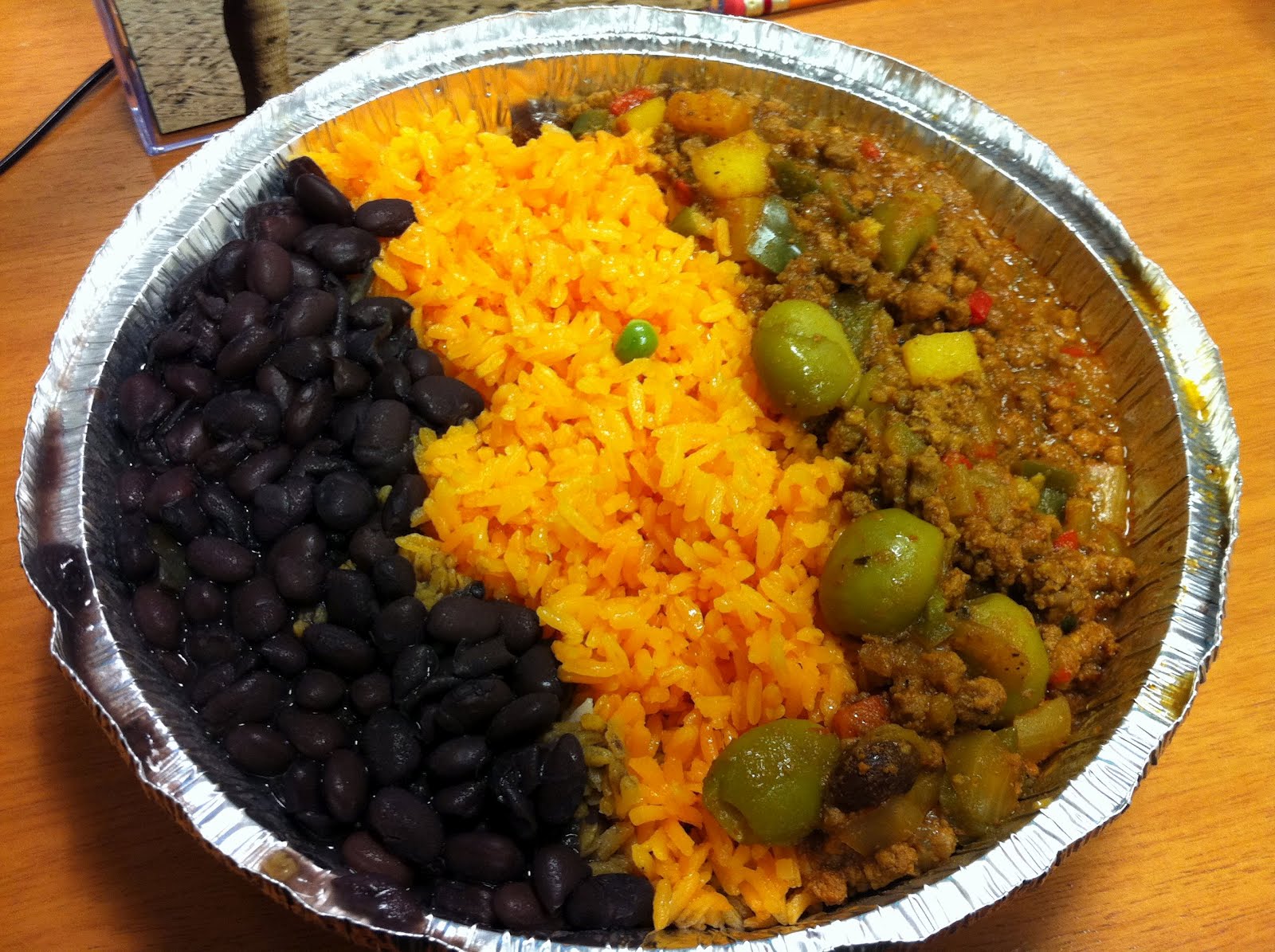 yellow rice and ground beef