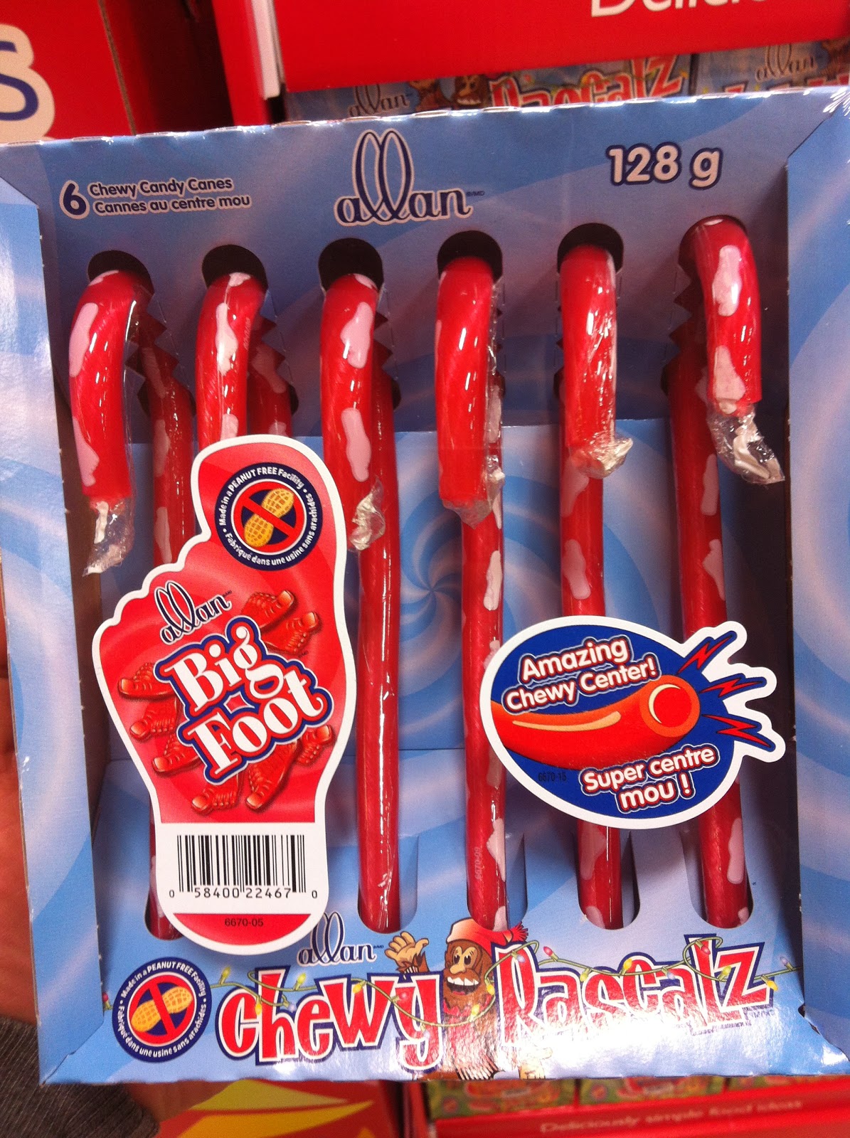 Walking The Candy Aisle Bigfoot Candy Cane Spotted