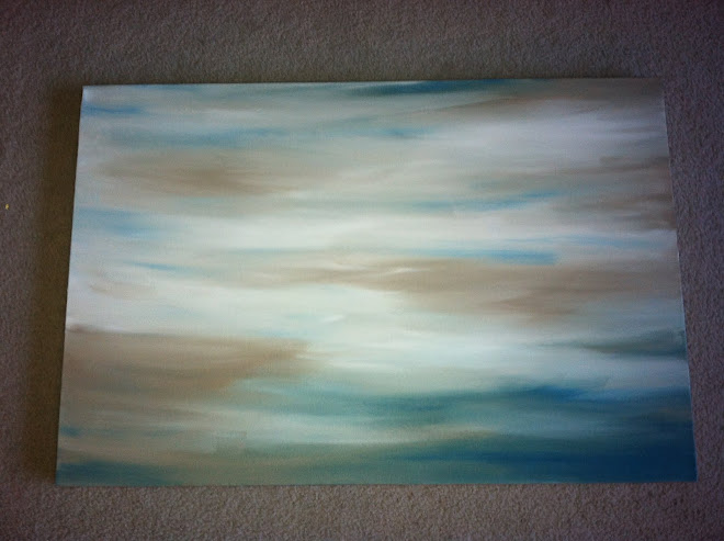 Foggy Sky 36 x 24" 3/4" edge