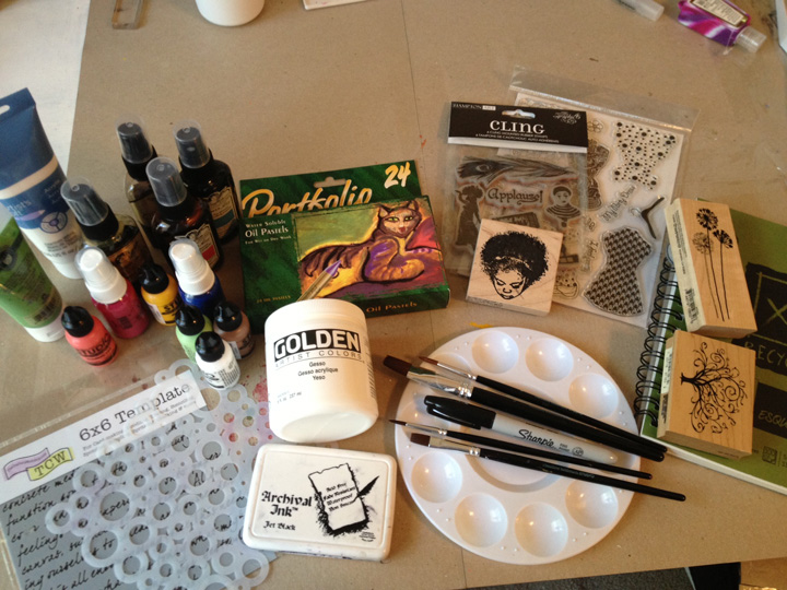Art Journaling/Mixed Media List of Supplies for Beginners