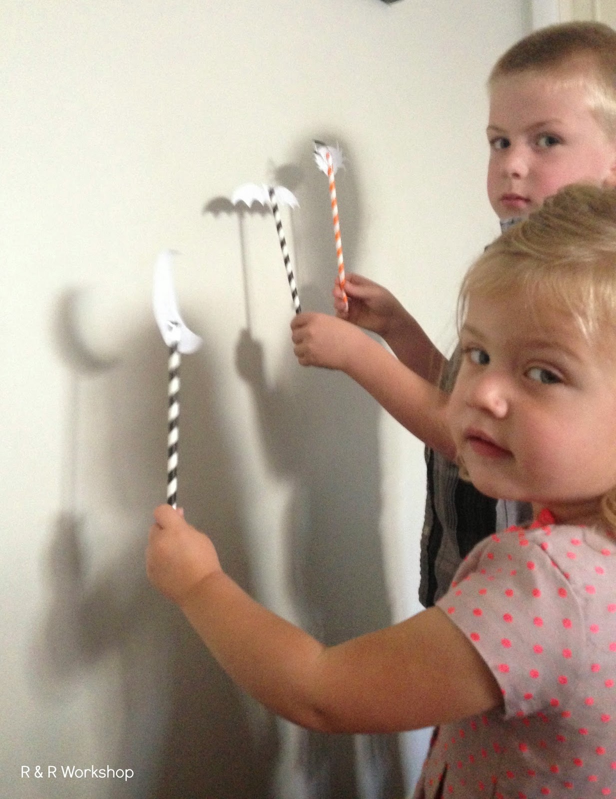 (30 crafty days of halloween) halloween shadow puppets See Vanessa Craft