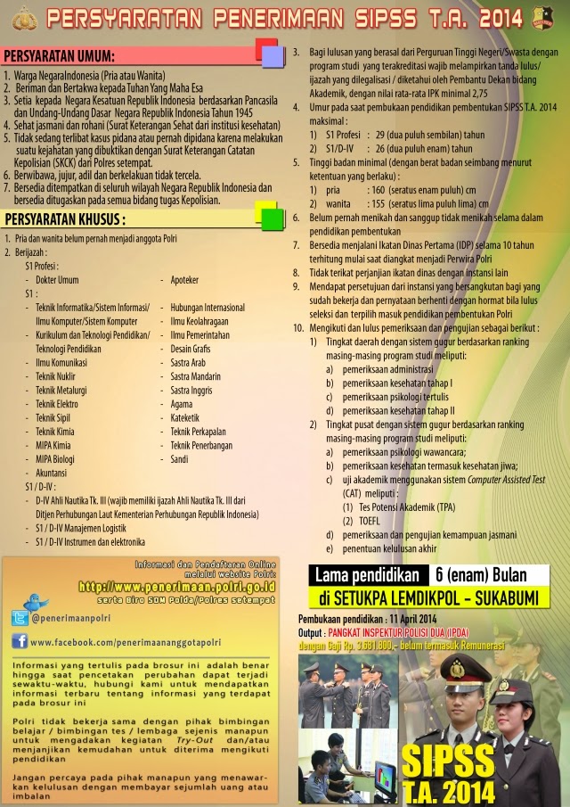 Penjelasan Tes Akademik Sipss Polri Di Penerimaan Polri 2015