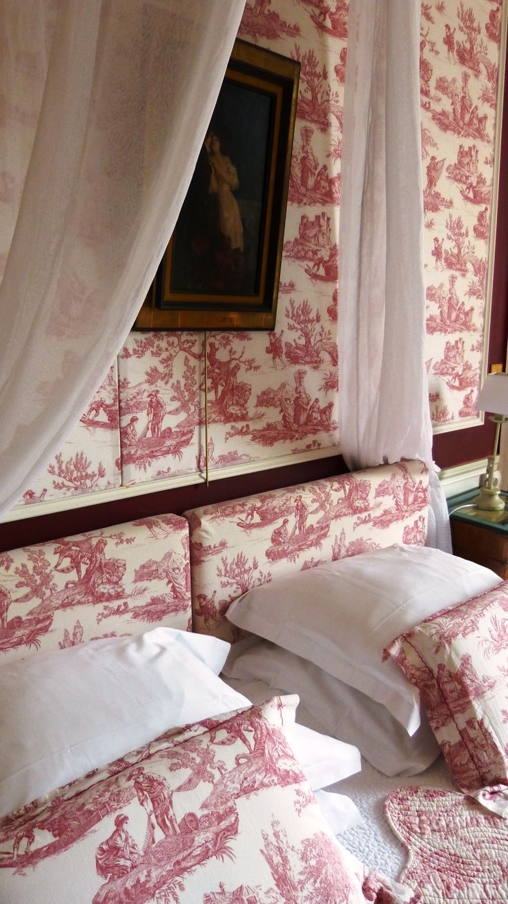 Eye For Design Decorating With Red Toile