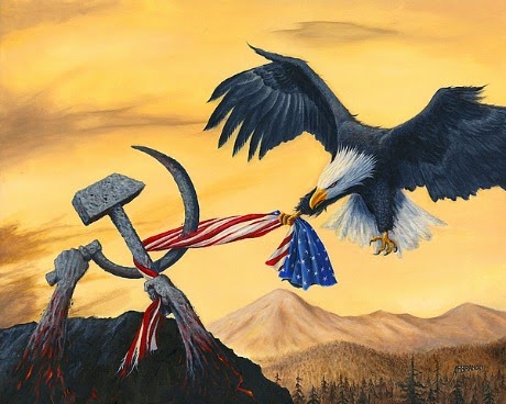 freedom cartoon america against holding american branco side corruption painting using working anti state