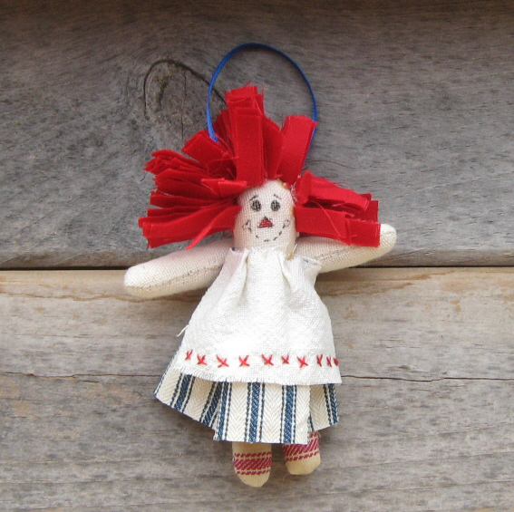 Better Budgeting Homemade Christmas Ornaments Rag Doll