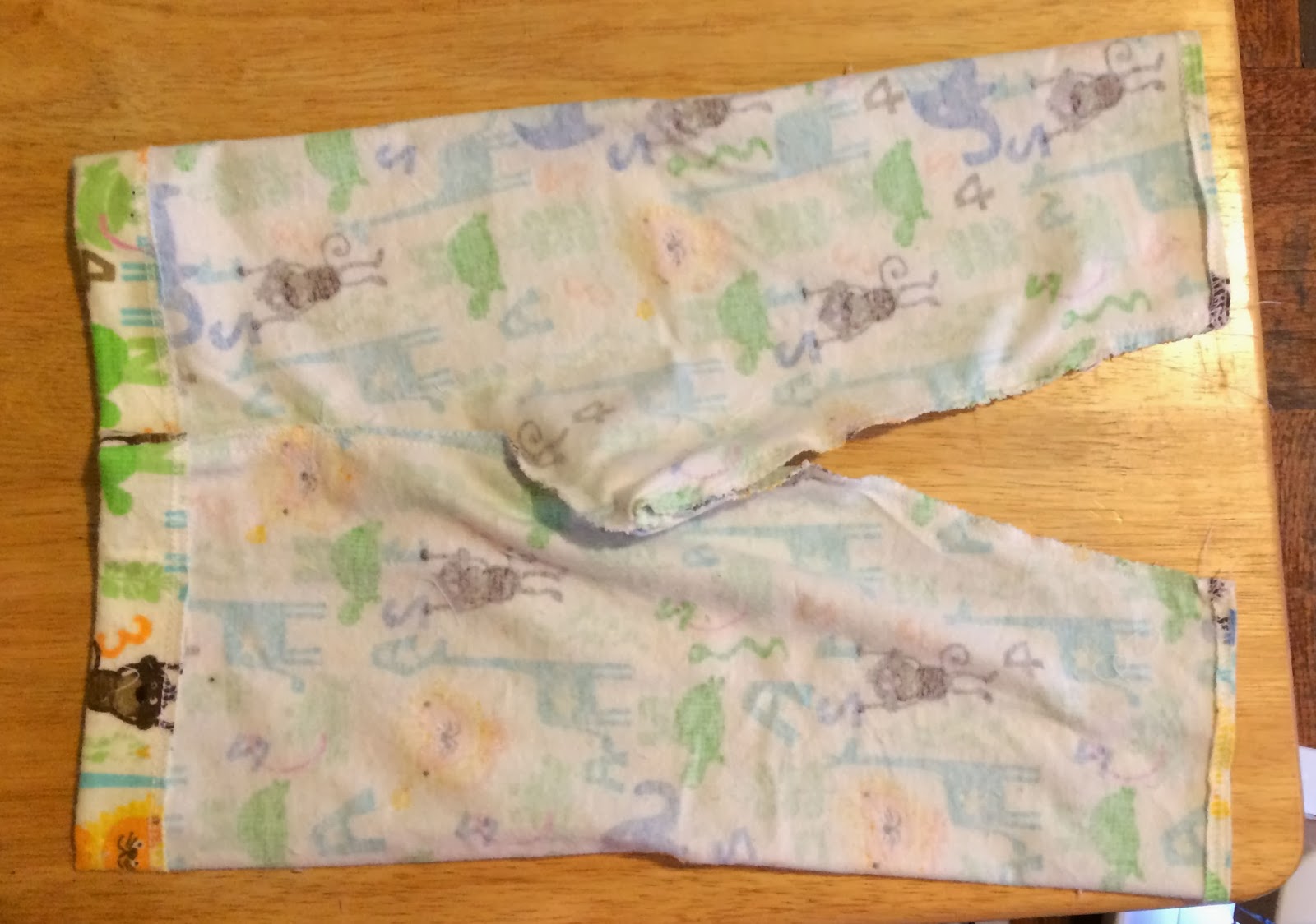 DIY Toddler Flannel Pajama Pants Tutorial First Time Mom and Losing It