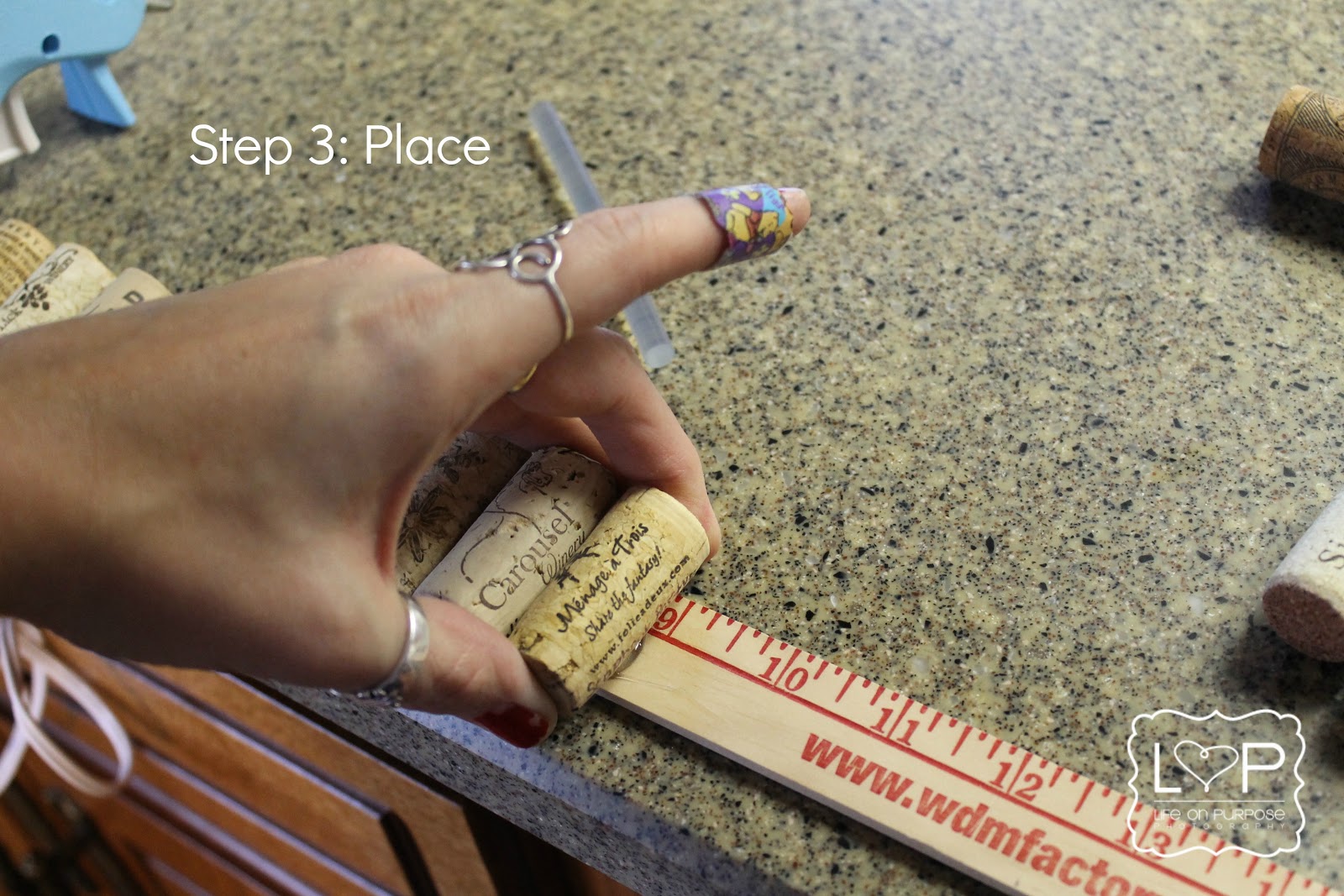 Living My Life On Purpose 71 Projects Wine Cork Memo Strip