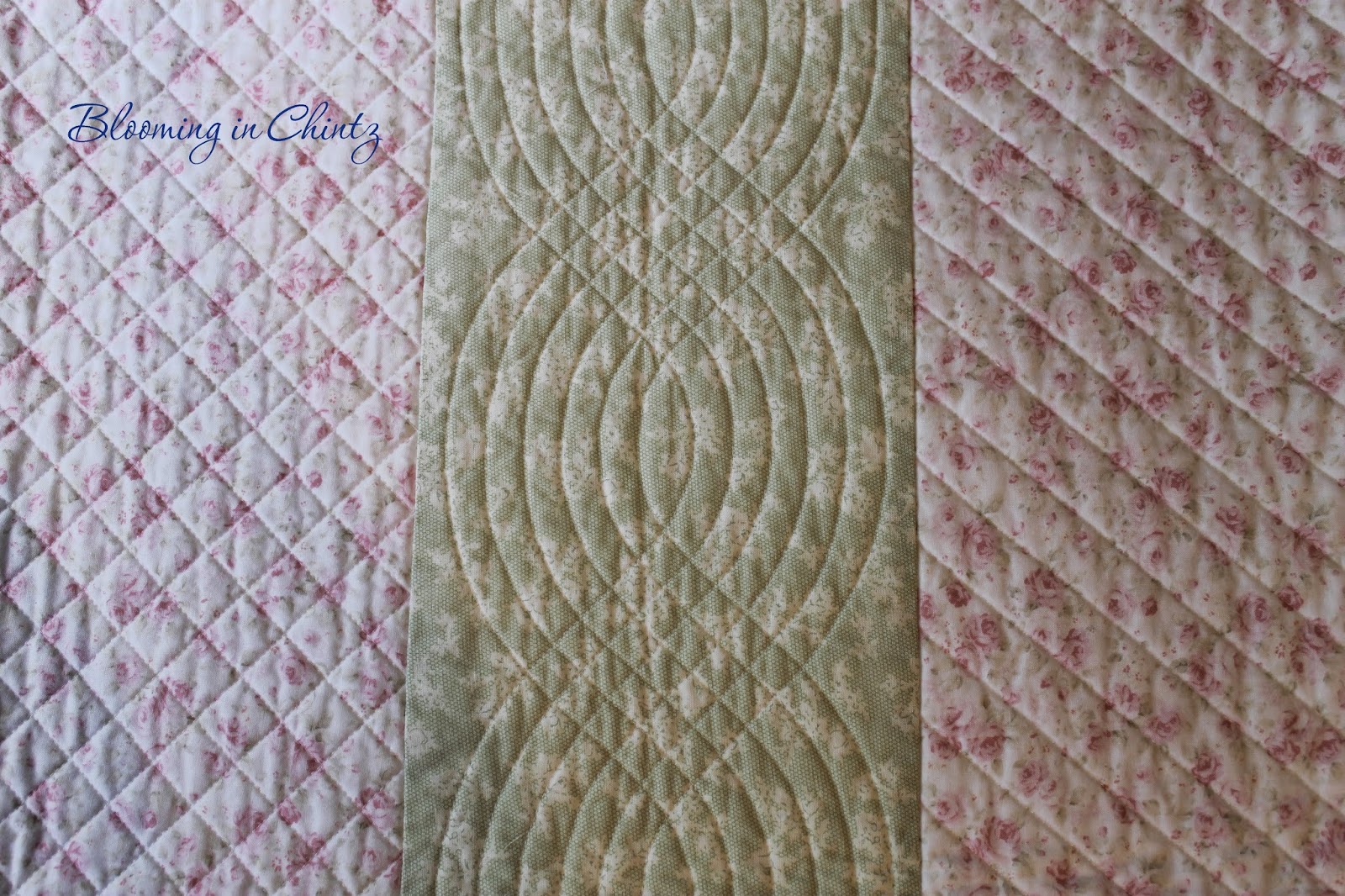 Blooming In Chintz Quilting Cables