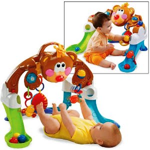 fisher price kick in bobbin bear gym