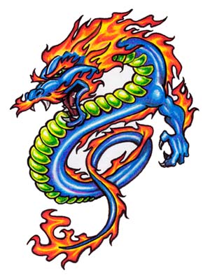 Black Think Tattoo Dragon Tattoo Picture
