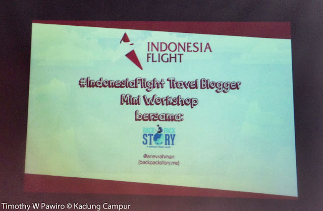 Indonesia - Jakarta - #Indonesia Flight Mini Travel Blogger Workshop Indonesia - Jakarta - #Indonesia Flight Mini Travel Blogger Workshop