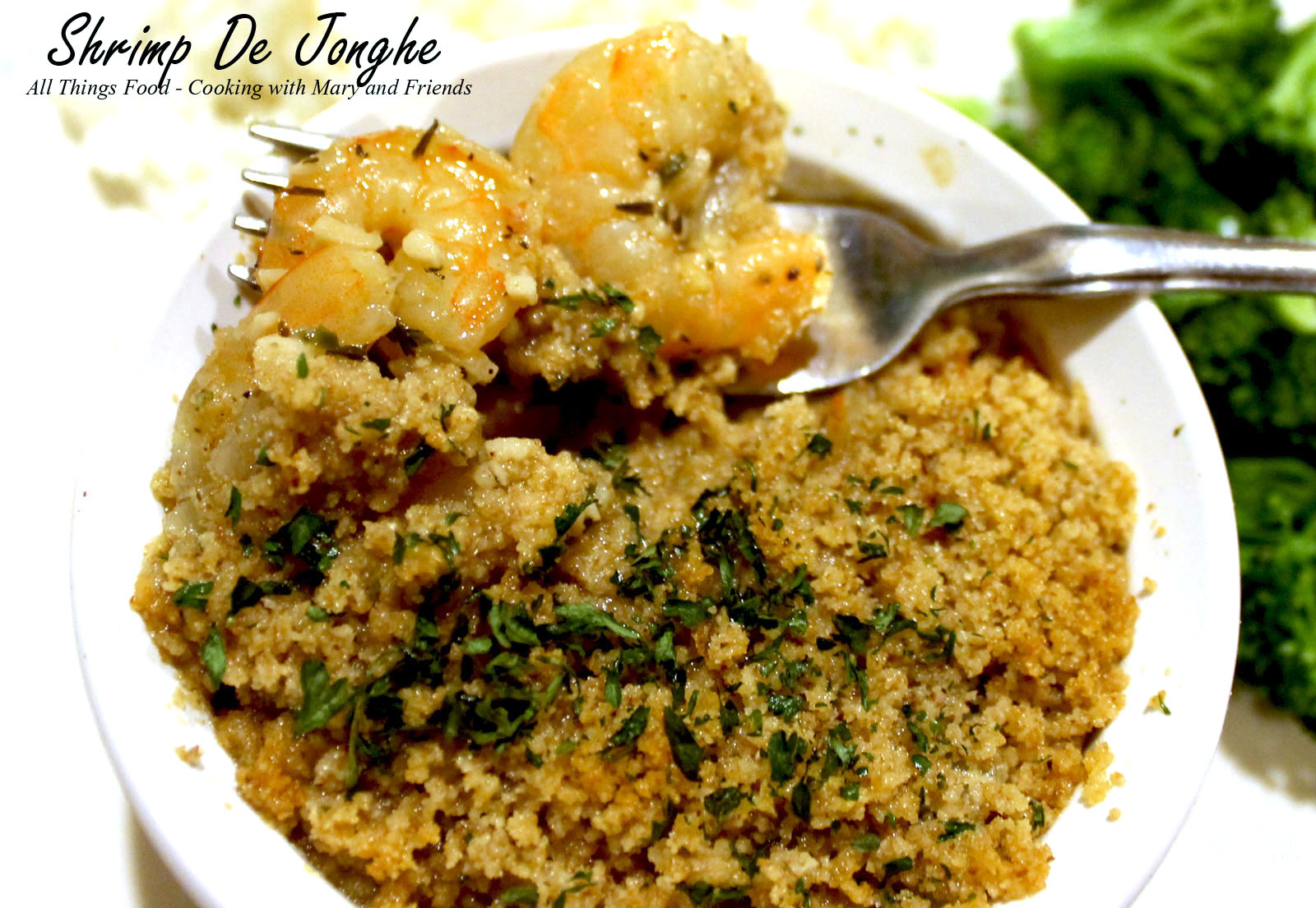 Cooking With Mary and Friends Shrimp De Jonghe