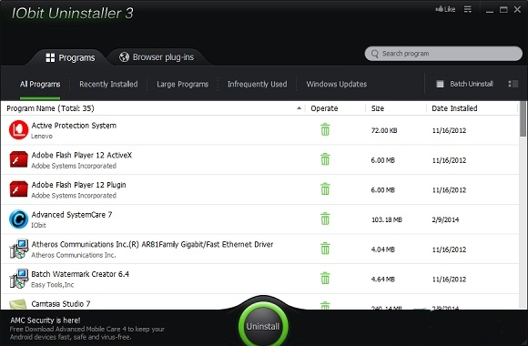 Gỡ bỏ cài đặt phần mềm với IOBit Uninstaller Gỡ bỏ cài đặt phần mềm với IOBit Uninstaller