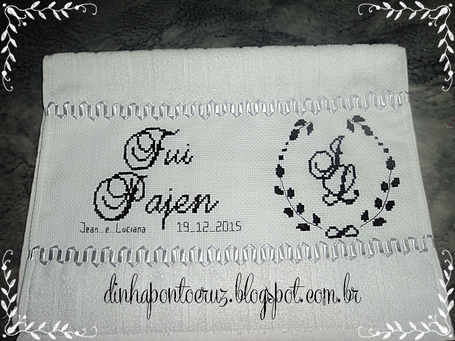 Dinha Ponto Cruz: Gráfico para casamento ponto cruz