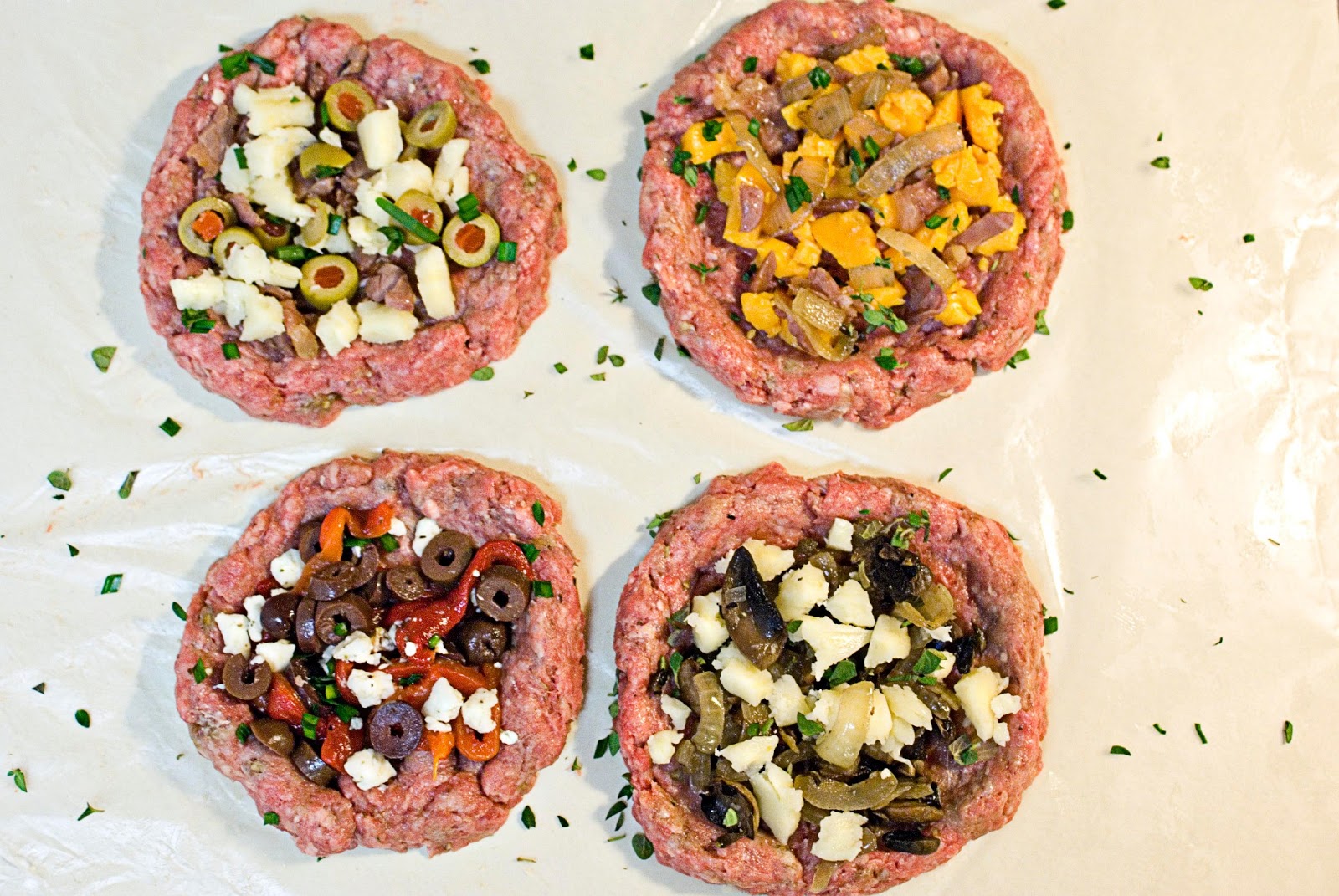 The Hungry Lovers Gourmet Stuffed Hamburgers