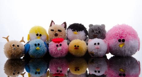 Cara Membuat Boneka Pompom dari Benang Wol | Cara Membuat kerajinan