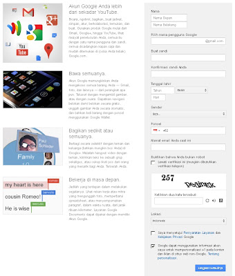 formulir pendaftaran membuat akun di youtube formulir pendaftaran membuat akun di youtube