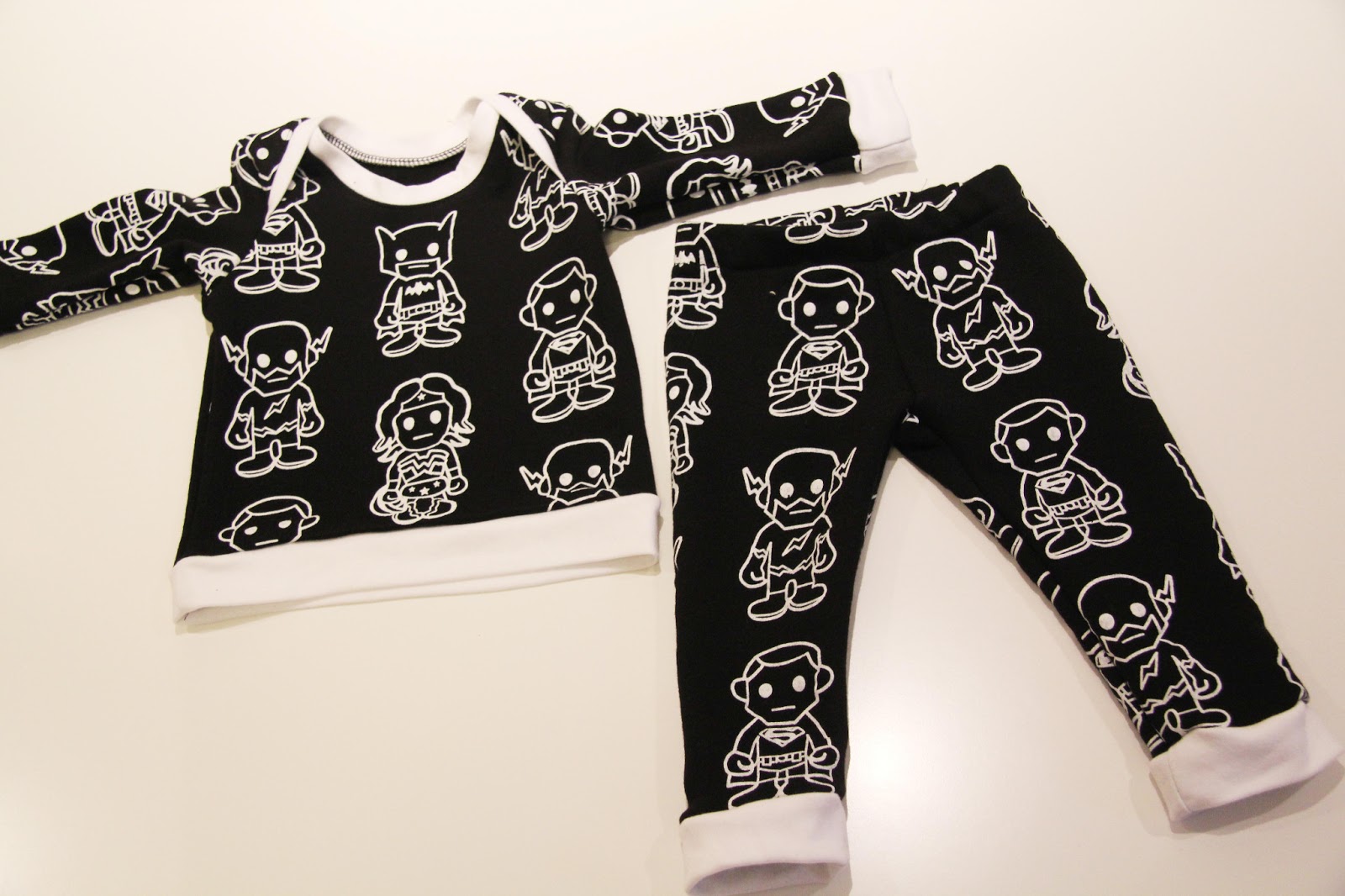 HeidiandFinn modern wears for kids Sneak Peek! Baby Sweatsuit pattern