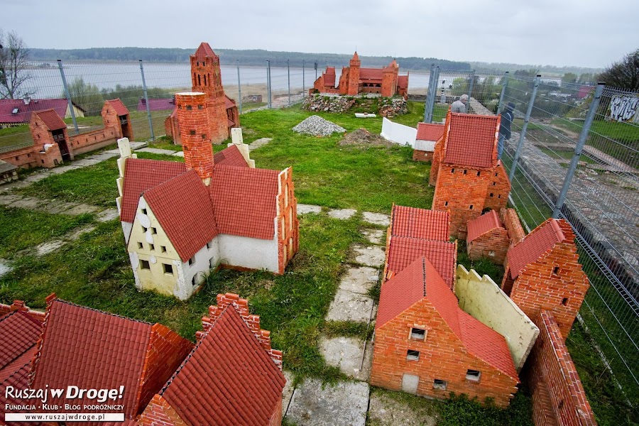 Prabuty - stare miasto i zamek w miniaturze