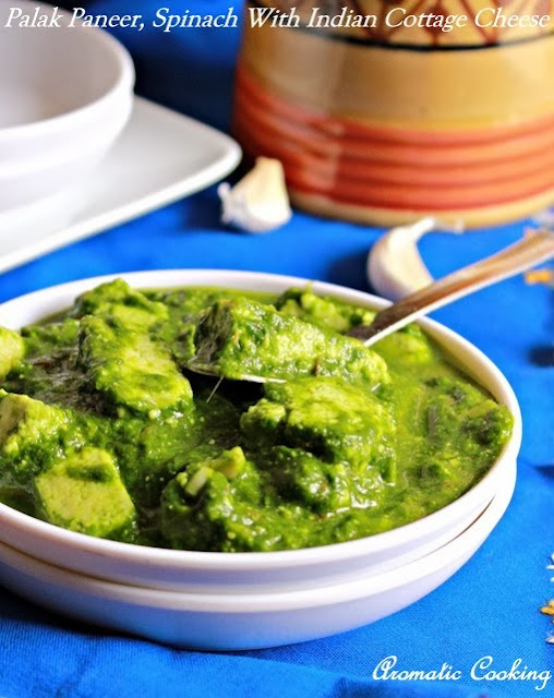 palak paneer - 2, spinach with indian cottage cheese