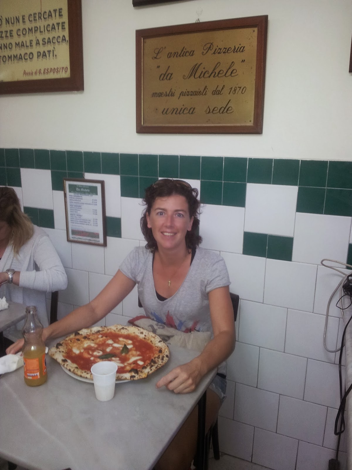 Best Pizza Ever!! L�Antica Pizzeria Da Michele in Napoli Safe and