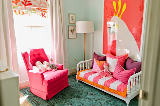 Sweet makeover for a girl's room.