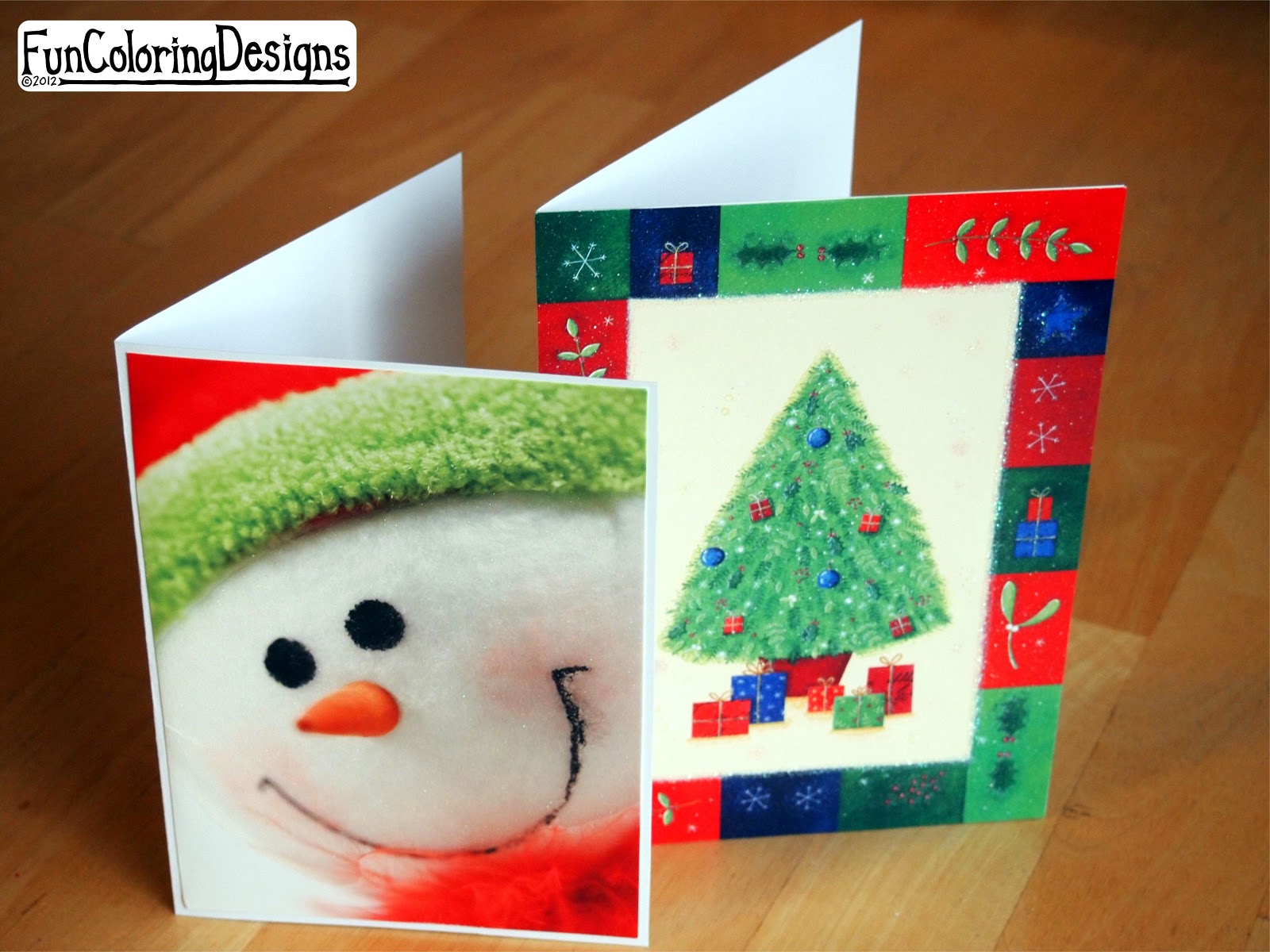 Fun Coloring Designs: DIY Upcycle Old Christmas Cards - Holidy Ideas