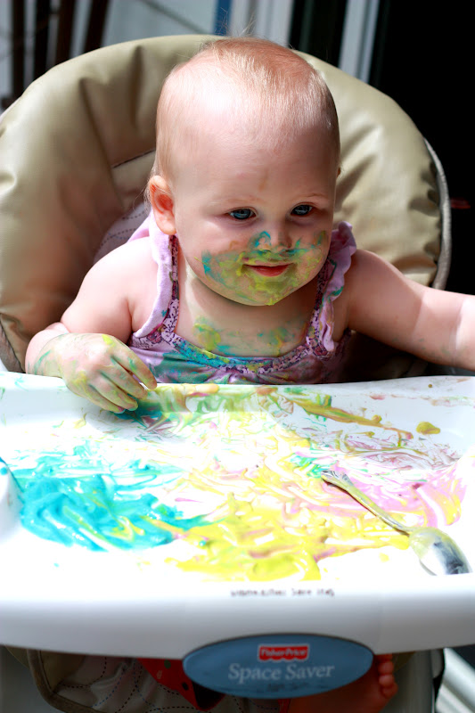 The Intentful Life DIY Edible Baby Finger Paints