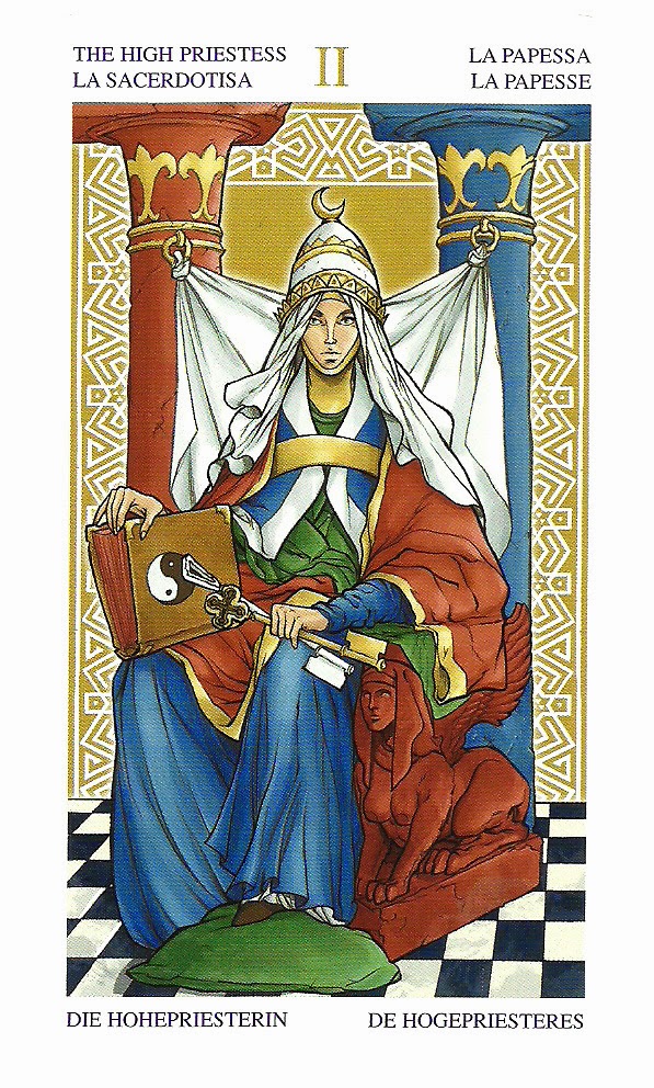 A Sacerdotisa como Carta do Dia Rosane Tarot
