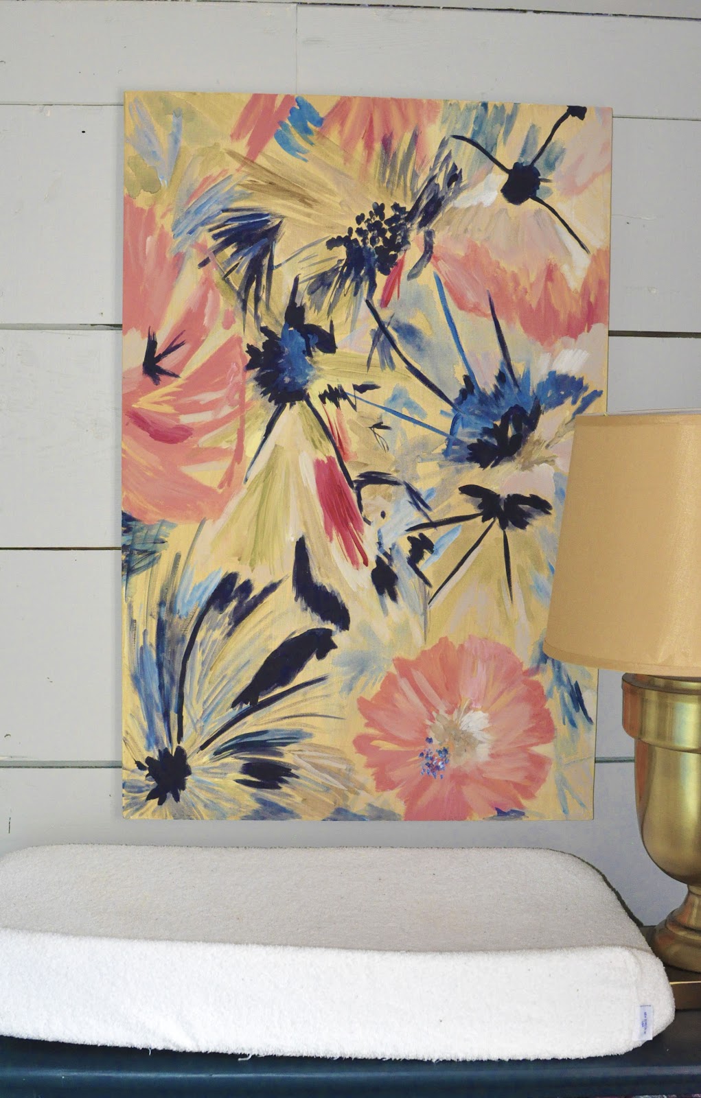 You paid more than me DIY Canvas Painting for Nursery