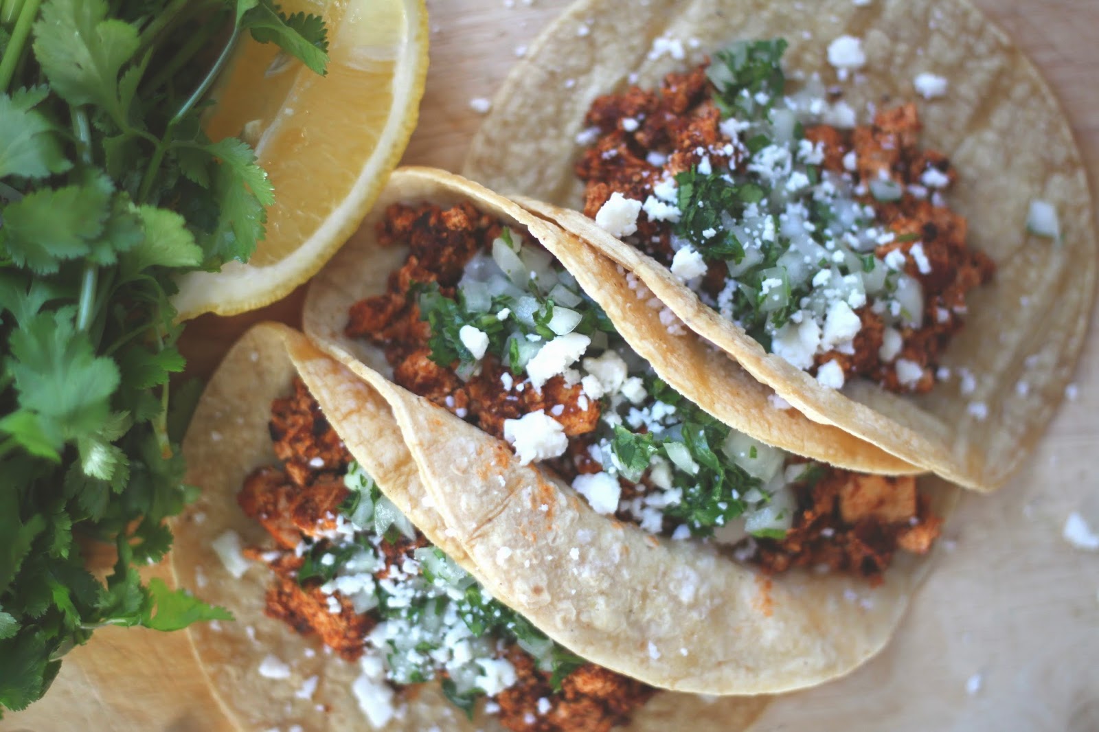 Jenessa's Dinners Tofu Chorizo Tacos