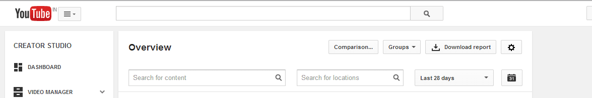 YouTube Analytics settings