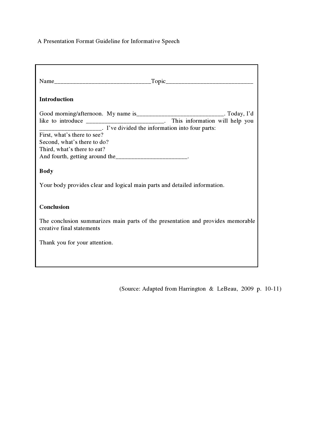 interesting topic for informative speech interesting topic for informative speech