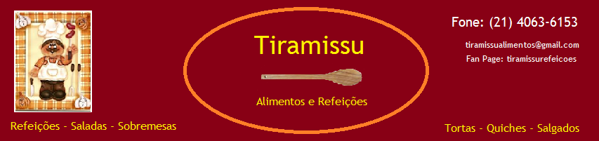                                             Tiramissu Alimentos e Refeições