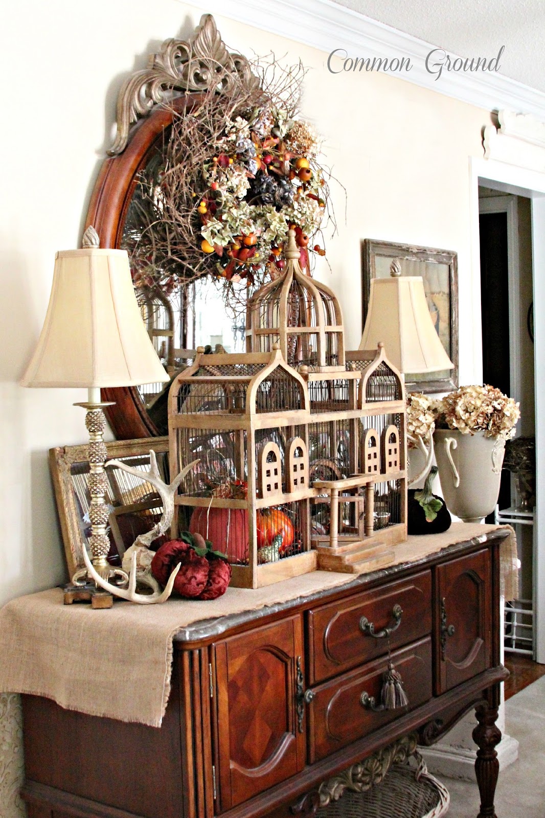 common ground : What's New on the Dining Room Buffet