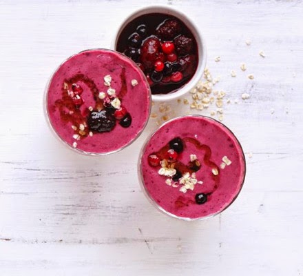 Receta Smoothie Batido De Frutas Del Bosque
