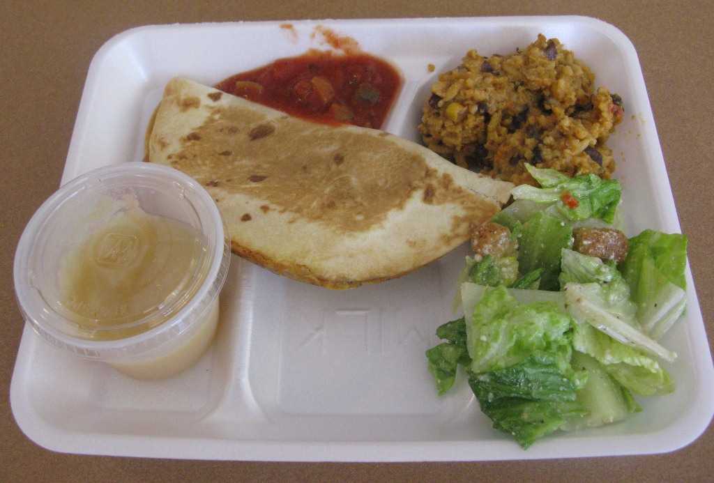 Better D.C. School Food What's for Lunch Cheese Quesadilla