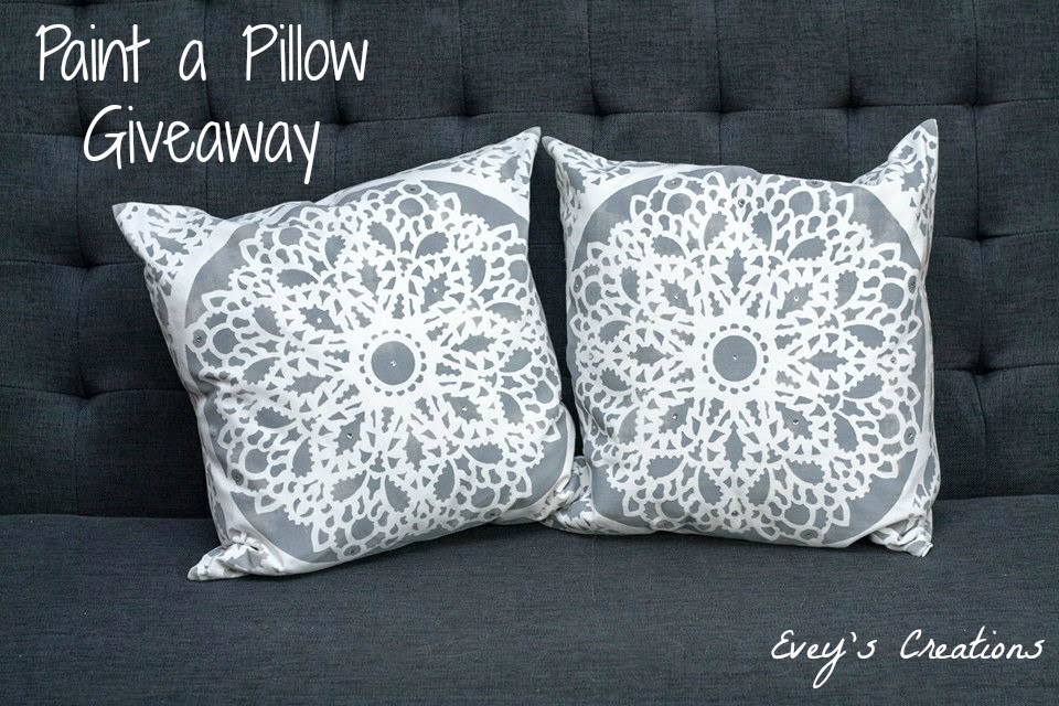 Evey's Creations Paintapillow review and GIVEAWAY!!